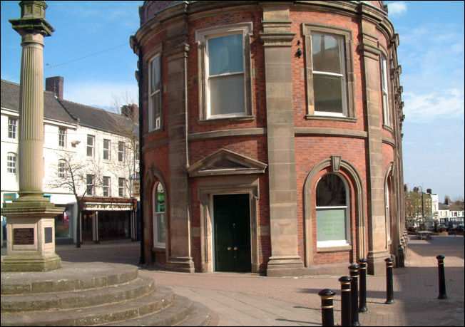 the Market-cross and the Guildhall