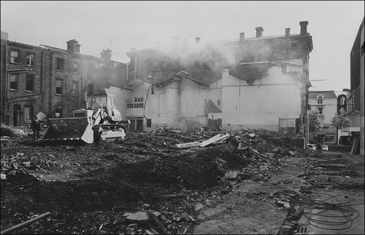 The rear of the market - to the right is Swan Passage looking down into Market Square  