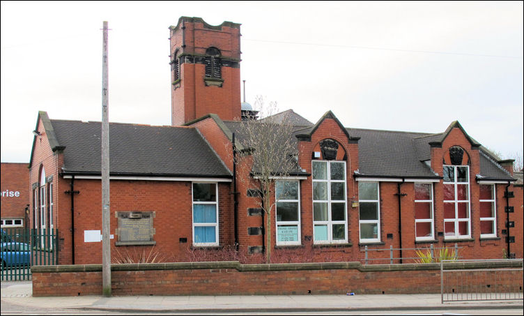 Burslem Board School on Moorland Road - built in 1910 