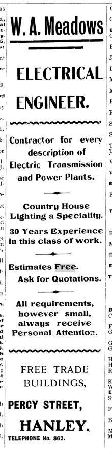 W. A. Meadows - Electrical Engineer