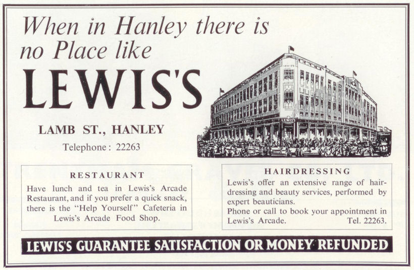 Lewis's Department Store, Lamb Street, Hanley, Stoke-on-Trent