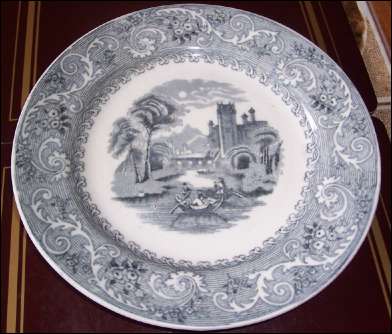 Brough & Blackhurst plate in the RHINE pattern