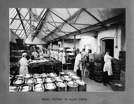 Firing Pottery in Glost Ovens