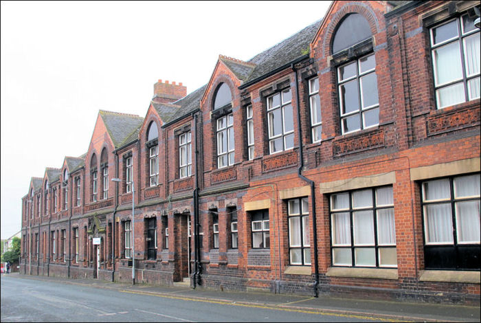 the imposing Wolstanton School Board Building of 1880