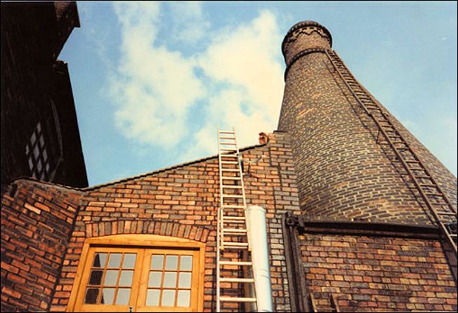 Bottle Kiln at Chelsea Works  Moorland Pottery