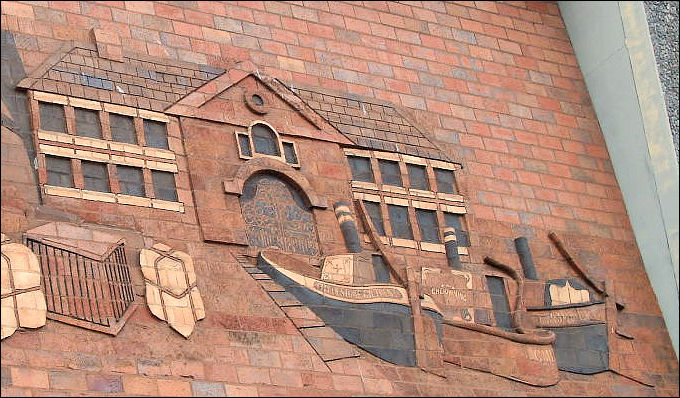 canal transport at the pottery works