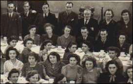 Harry Bird, back row far left