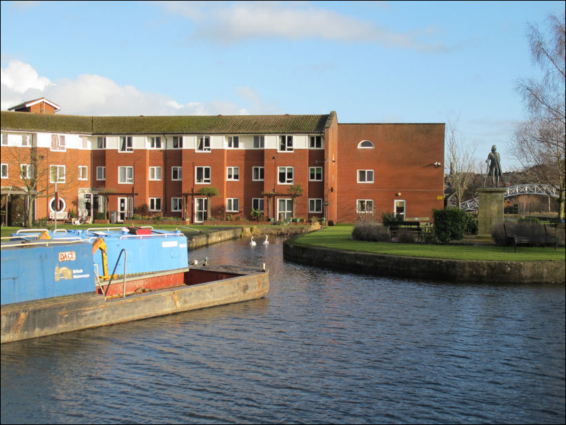 Beth Johnson housing on Etruria Basin and Wharf 