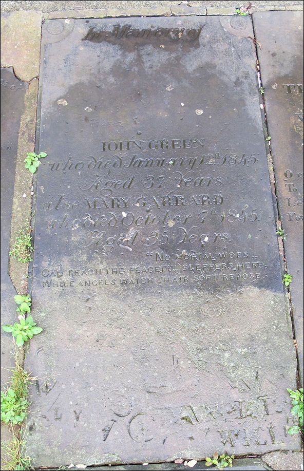 John Green d. 12 January 1845