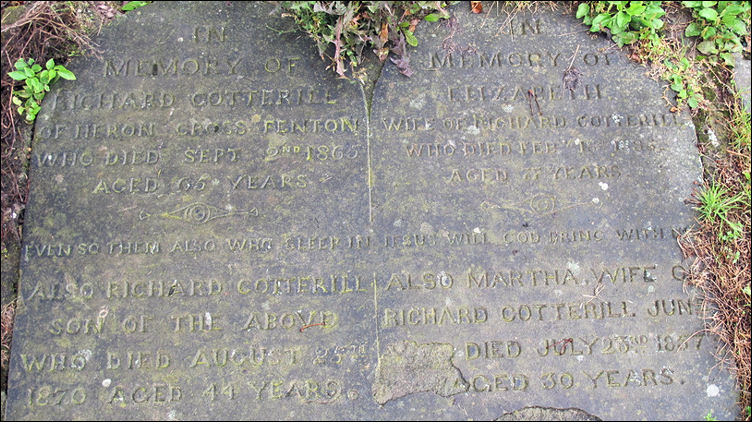 Richard and Elizabeth Cotterill, Richard and Martha Cotterill