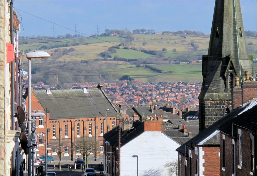 the view down Lower Mayer Street from St. John Street, Northwood 