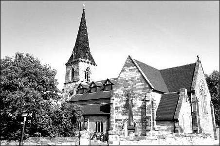 St Thomas Church, Penkhull - where Bishop was patron