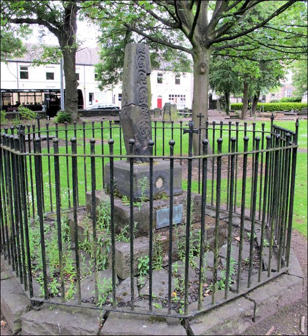 Fragment of a pre-Norman cross in the grounds of Church