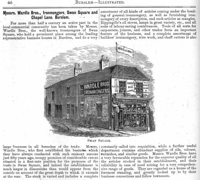 Messrs. Wardle Bros., Ironmongers,