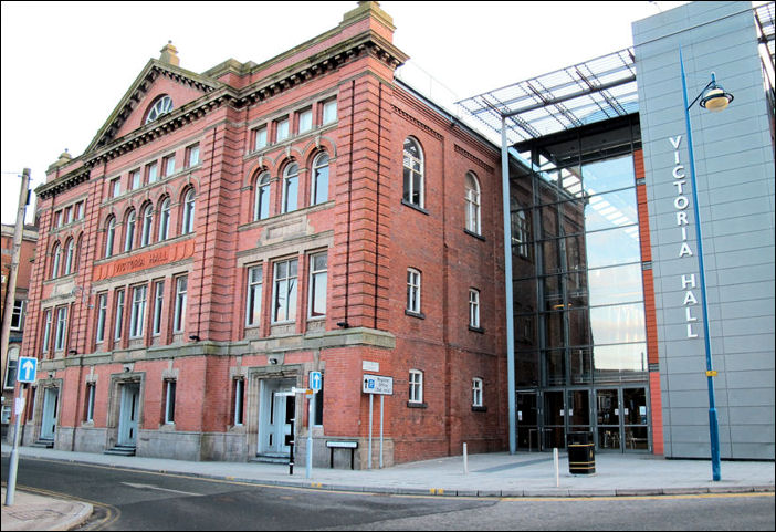 the refurbished Victoria Hall in Hanley