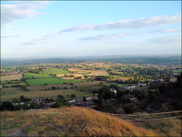 View from Mow Cop - looking towards Biddulph 