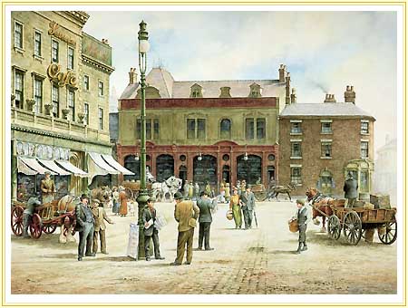 The Angel at the top of Market Square - 1912 