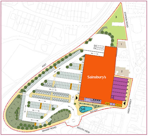 Sainsbury's Biddulph - Site Plan