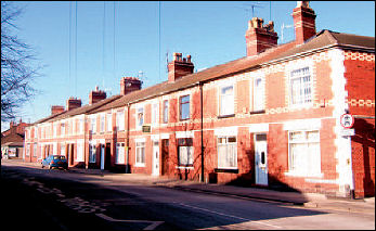 Lawson Street, Knutton: one of the terraces renovated