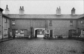 The square contained 20 houses built in about 1802-3.