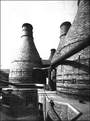 Some modern 'bottle' ovens at Pinnox works