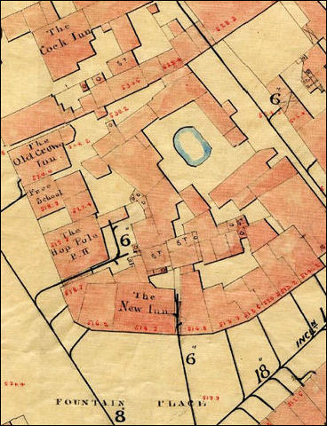 Fountain Place area in 1851