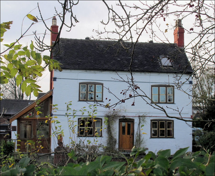 the frontage of Elm House from Handley Street, Packmoor