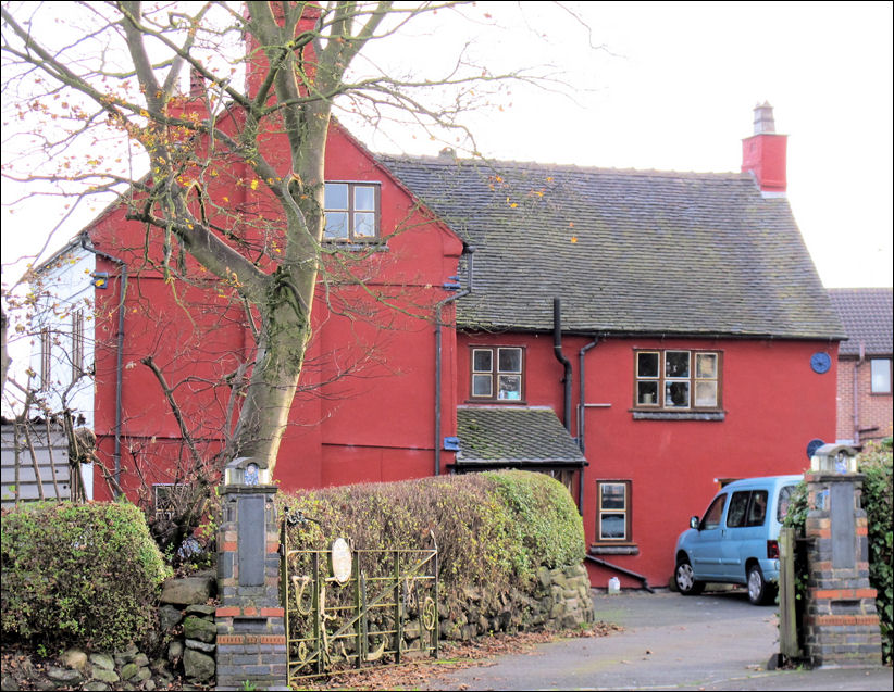 Elm House  - the side view from  Mellor Street