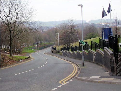 View down Westport Road - The Sytch