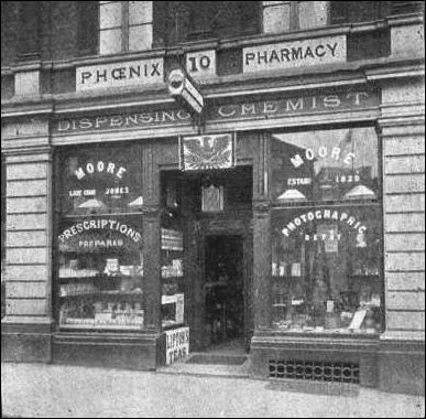 Mr. J. W. Moore, Family Chemist, 10, Tontine Square, Hanley