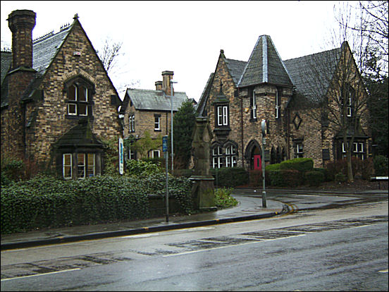 View of Cemetery Road from Stoke Road