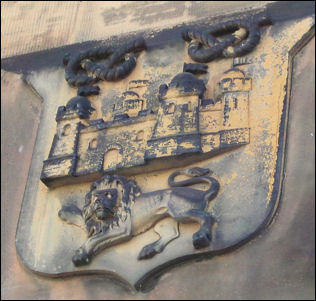 The NSR logo on Longton railway bridge, Times Square, Longton