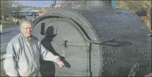 Paul Nutty standing at the start of the Burslem section of the Loop Line 