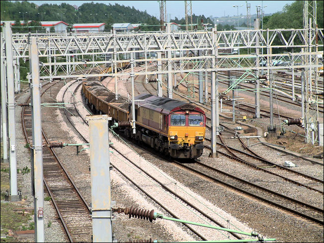 the line towards Manchester