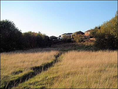 route of an old tramway running over Birchenwood Tunnel