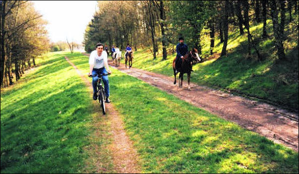 Clanway Greenway - following the route of the Newfields Line