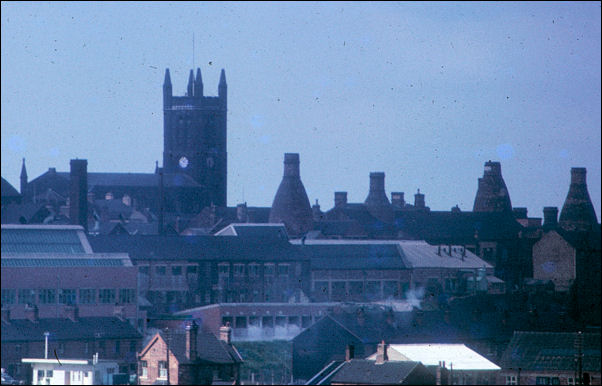 St. James and nearby bottle kilns