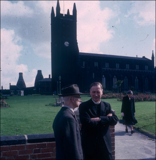 Jim Tatton with the Rev Buckland