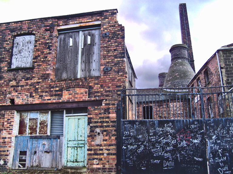 Back of works in Longton - 2007