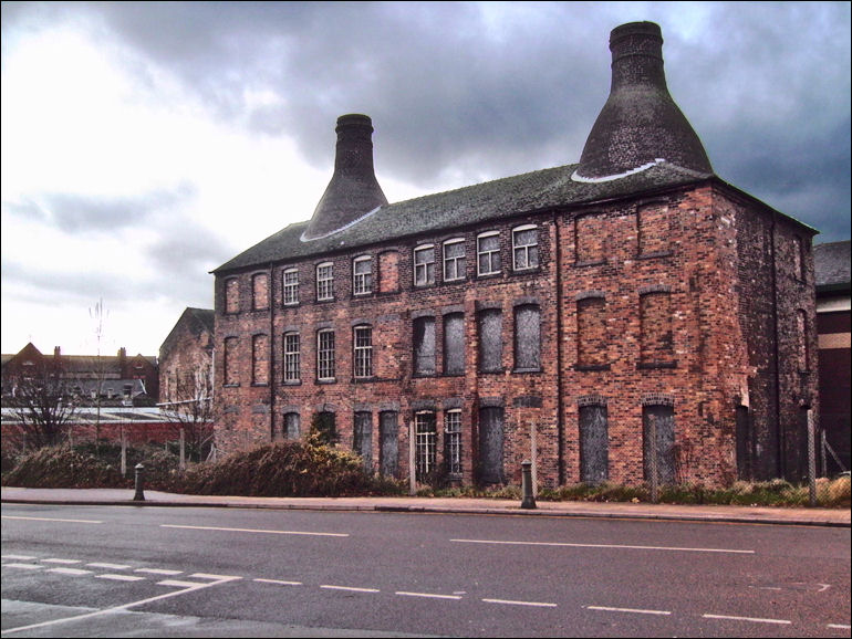 Bottle kilns and works on Commerce Street, Longton  - 2007