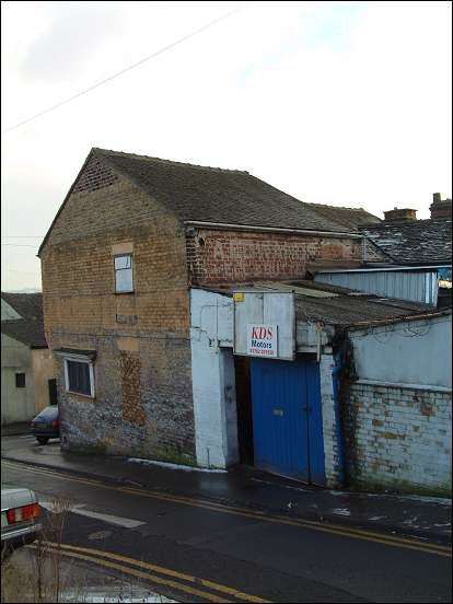 Detail of the garage