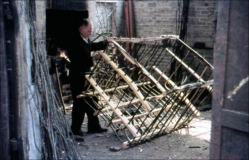 a crate-maker at work