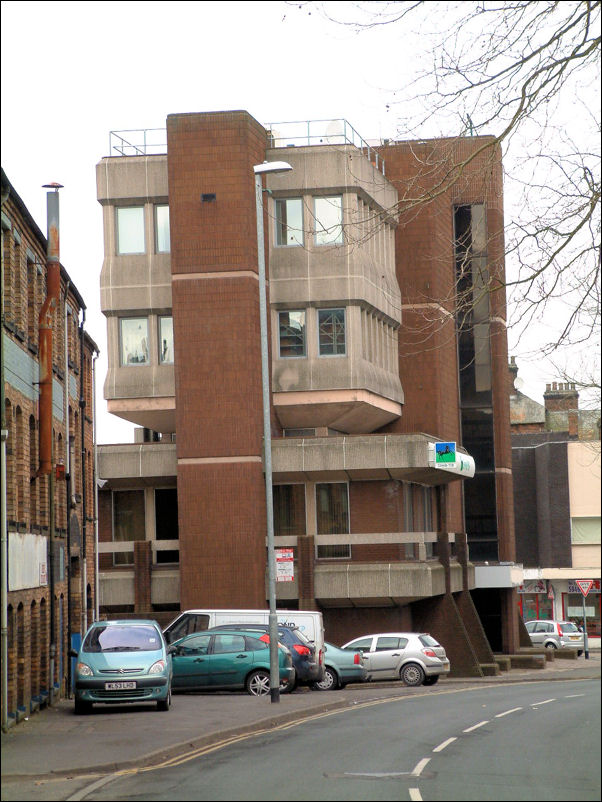 Lloyds TSB - looking down Sutherland Road towards Anchor Road, Longton