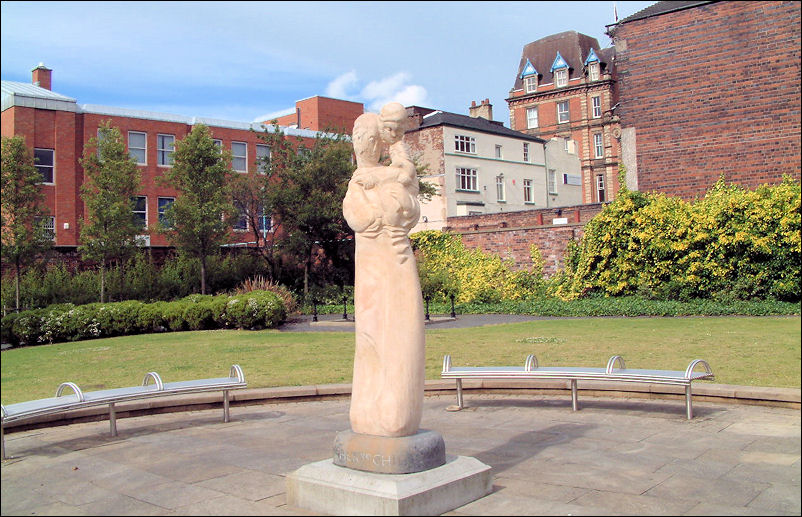 Statue of Mother & Child