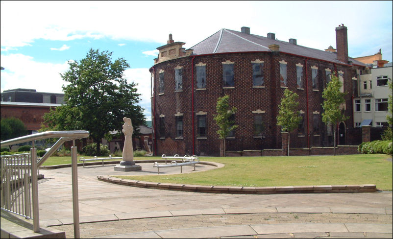 View of the old burial grounds of Bethesda Chapel