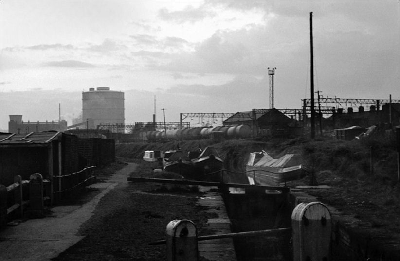 'Stoke Locks' - No 36 lock on the Trent & Mersey Canal at Stoke Town c. 1968