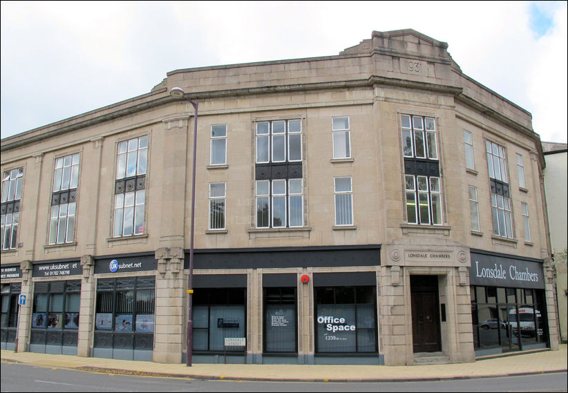 Lonsdale Chambers built in 1931 on the corner of Church Street and Lonsdale Street 