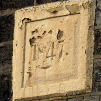 Date stone on Washwell Cottage 