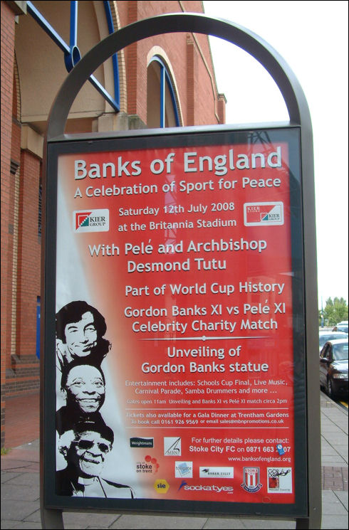 Gordon Banks XI vs Pel XI