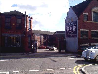 The factory yard which now is used as a factory shop.